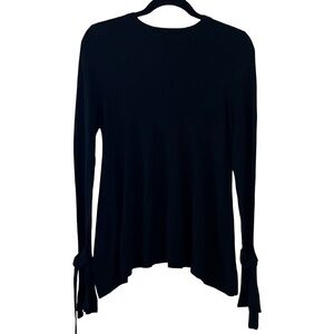 andaewy Black Long Sleeve Top